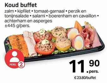 Buurtslagers Koud buffet aanbieding