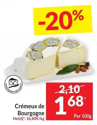Intermarché Crémeux de Bourgogne aanbieding