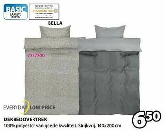 Jysk Dekbedovertrek bella aanbieding