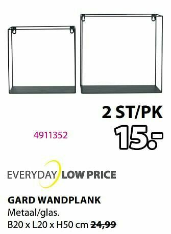 Jysk Gard wandplank aanbieding