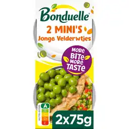 Albert Heijn Bonduelle Jonge velderwtjes 2 mini's aanbieding