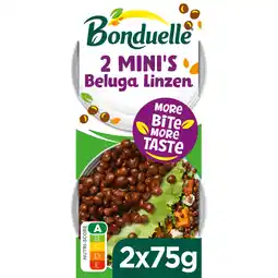 Albert Heijn Bonduelle Beluga linzen 2 mini's aanbieding