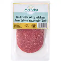 Albert Heijn Marhaba Rundersalami met kip en kalkoen aanbieding