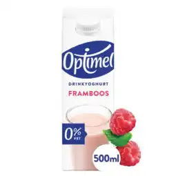 Albert Heijn Optimel Drinkyoghurt framboos aanbieding