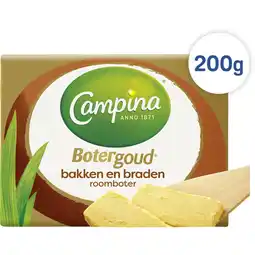 Albert Heijn Campina Botergoud bakken & braden roomboter aanbieding