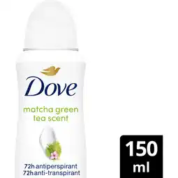 Albert Heijn Dove Matcha & sakura deodorant spray aanbieding