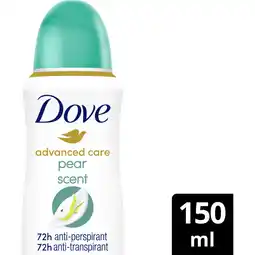 Albert Heijn Dove Pear & aloe vera deodorant spray aanbieding