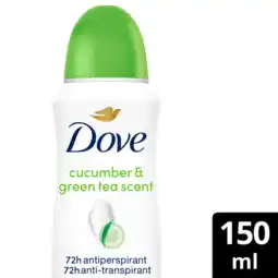 Albert Heijn Dove Go fresh cucumber anti-transpirant spray aanbieding