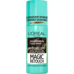 Albert Heijn L'Oréal Magic retouch uitgroeispray donkerbruin aanbieding