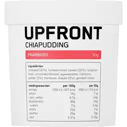 Albert Heijn Upfront Chiapudding framboos smaak aanbieding