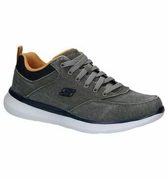 Torfs Skechers Delson Grijze Veterschoenen aanbieding