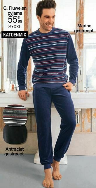 Damart Fluwelen pyjama aanbieding