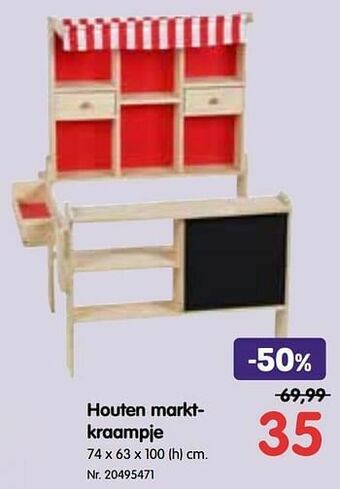 Fun Houten marktkraampje aanbieding