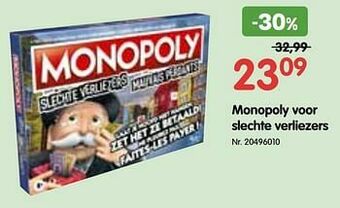 Fun Monopoly voor slechte verliezers aanbieding