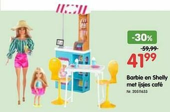 Barbie en shelly met ijsjes café