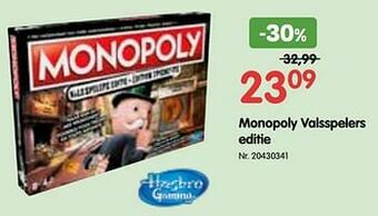 Fun Monopoly valsspelers editie aanbieding