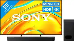 Coolblue Sony Bravia 5 55 XR Mini-led (2025) + Sony Bravia Theatre Bar 6 Zwart aanbieding
