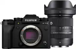 Coolblue Fujifilm X-T5 Noir + Sigma 18-50mm f/2.8 DC DN Contemporary aanbieding