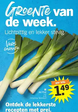 Albert Heijn AH Prei aanbieding