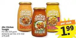 Albert Heijn Alle Chicken Tonight aanbieding
