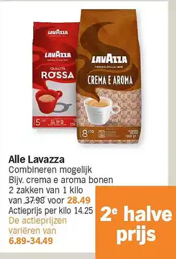 Albert Heijn Alle Lavazza aanbieding