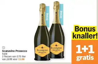 Albert Heijn Scanavino Prosecco aanbieding