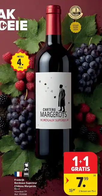 Frankrijk Bordeaux Supérieur Château Margerots