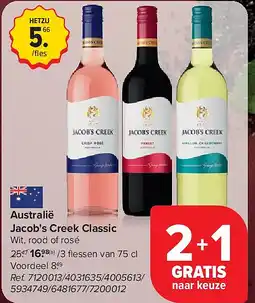 Carrefour Australië Jacob's Creek Classic aanbieding