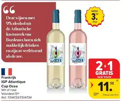 Carrefour Frankrijk IGP Atlantique Cap Ocea aanbieding