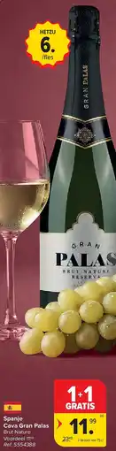 Carrefour Spanje Cava Gran Palas aanbieding