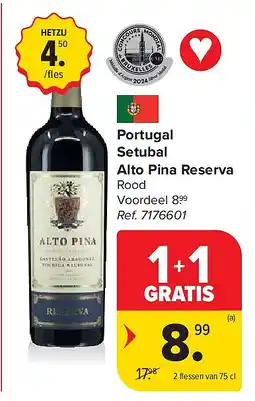 Carrefour Portugal Setubal Alto Pina Reserva aanbieding