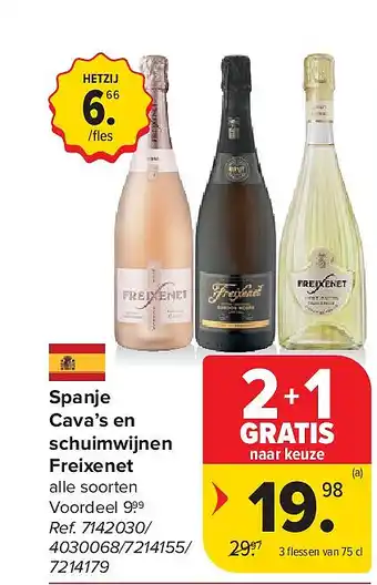 Spanje Cava’s en schuimwijnen Freixenet