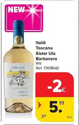 Carrefour Italië Toscana Sister Ula Barbanera aanbieding