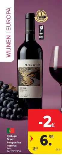 Carrefour Portugal Douro Perspectiva Reserva aanbieding