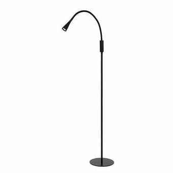 Leen Bakker Lucide leeslamp Zozy - zwart - Leen Bakker aanbieding