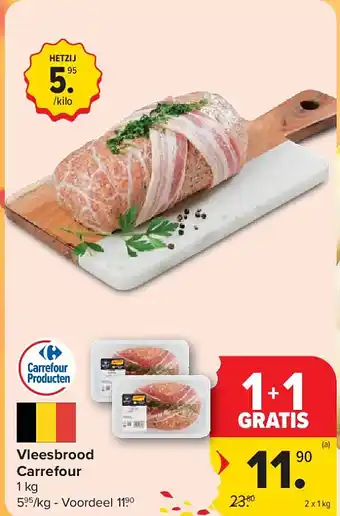 Carrefour Vleesbrood Carrefour aanbieding