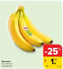 Carrefour Bananen aanbieding