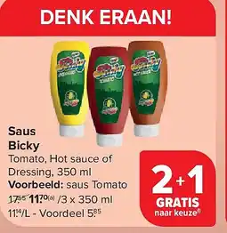 Carrefour Saus Bicky aanbieding
