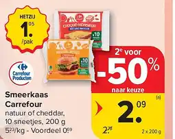 Carrefour Smeerkaas Carrefour aanbieding