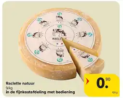 Carrefour Raclette natuur aanbieding