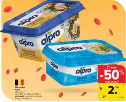 Carrefour Margarine Alpro aanbieding