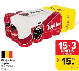 Carrefour Blikjes bier Jupiler aanbieding