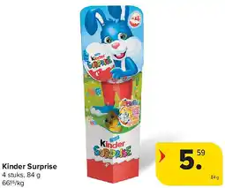 Carrefour Kinder Surprise aanbieding
