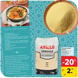 Carrefour Tarwegriesmeel Angelo aanbieding