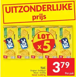 Intermarché TUC original of bacon aanbieding