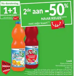 Intermarché Look Platte limonade aanbieding