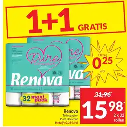 Intermarché Renova Toiletpapier Pure Douceur aanbieding