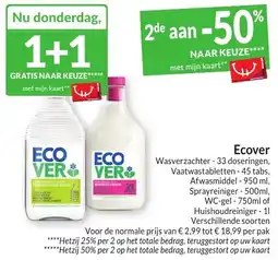 Intermarché Ecover aanbieding