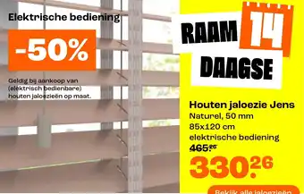 Houten jaloezie Jens