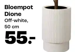 Kwantum Bloempot Dione Off-white, aanbieding